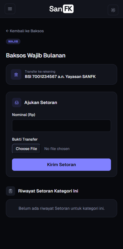 Detail kategori Baksos Wajib Bulanan